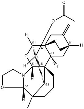 6β-Acetoxy-15,23-dideoxy-19,23-epoxyajaconine Structure