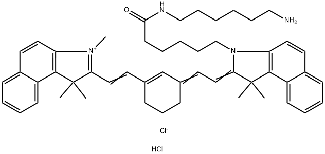 Cyanine7.5 amine Structure