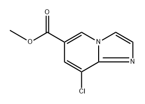 8-氯咪唑并[1,2-A]吡啶-6-羧酸甲酯 结构式