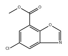 methyl 5-chlorobenzo[d]oxazole-7-carboxylate Struktur