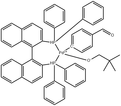 binap pdcl2, 210693-55-3, 结构式
