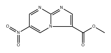 methyl 6-nitroimidazo[1,2-a]pyrimidine-3-carboxylate Struktur