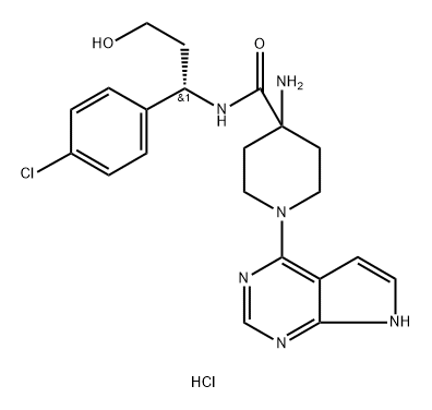 AZD-5363 HCl salt Structure