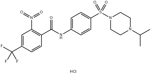 RN-9893 HYDROCHLORIDE, 2109450-40-8, 结构式