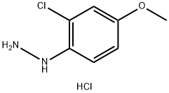 1-(2-Chloro-4-methoxyphenyl)hydrazine hydrochloride Struktur