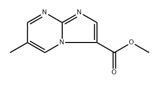 methyl 6-methylimidazo[1,2-a]pyrimidine-3-carboxylate 结构式
