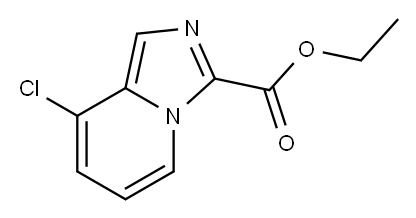 ethyl 8-chloroimidazo[1,5-a]pyridine-3-carboxylate 化学構造式