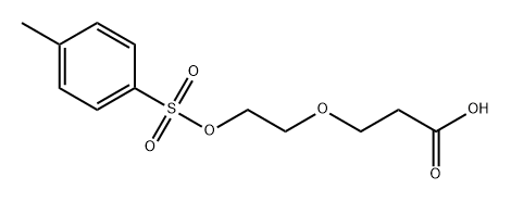 Tos-PEG2-acid Structure