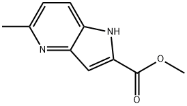 methyl 5-methyl-1H-pyrrolo[3,2-b]pyridine-2-carboxylate Struktur