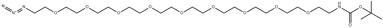 t-boc-N-amido-PEG9-azide,2112731-50-5,结构式