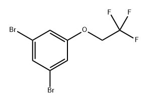 1,3-Dibromo-5-(2,2,2-trifluoro-ethoxy)-benzene Struktur