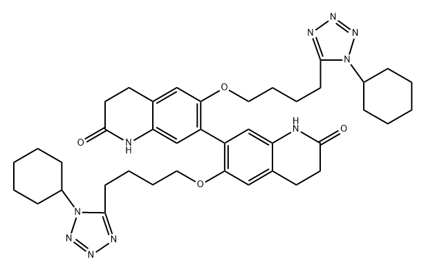 西洛他唑二聚体(西洛他唑杂质19), 2115698-98-9, 结构式