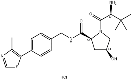 (S,S,S)-AHPC HYDROCHLORIDE Struktur