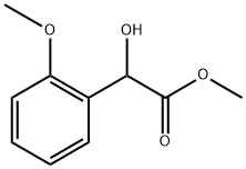 α-Hydroxy-2-methoxybenzeneacetic acid methyl ester Struktur