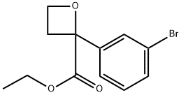 2-(3-溴苯基)氧杂环丁烷-2-羧酸乙酯, 2116800-62-3, 结构式