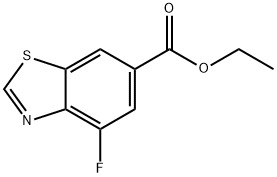 Ethyl 4-fluoro-6-benzothiazolecarboxylate 结构式