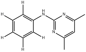 Pyrimethanil-d5 (phenyl-d5)	, 2118244-83-8, 结构式