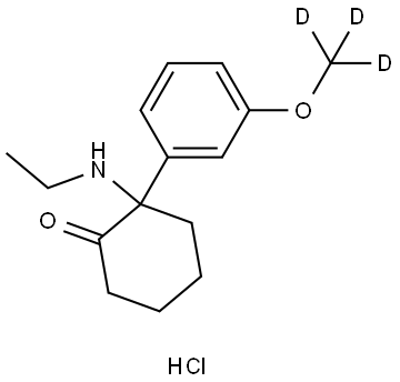 Methoxetamine-d3 (hydrochloride) Structure
