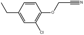 2-(2-Chloro-4-ethylphenoxy)acetonitrile 结构式