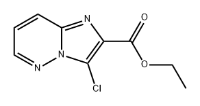 ethyl 3-chloroimidazo[1,2-b]pyridazine-2-carboxylate Structure