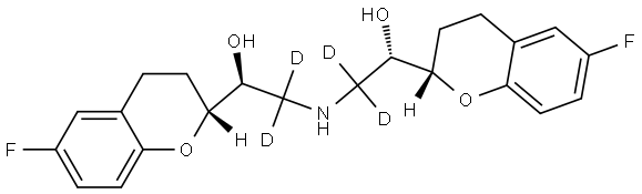 (R,S,S,S)-Nebivolol-D4 Structure