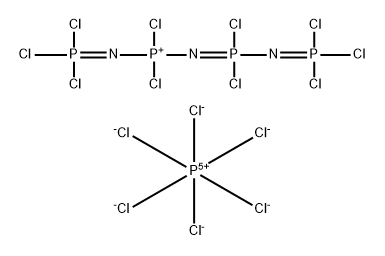 十氯-1-四磷酸化-1,3,5-三六乙酸氯磷酸酯 结构式