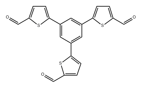 5,5',5''-(苯-1,3,5-三基)三(噻吩-2-甲醛),2125450-22-6,结构式