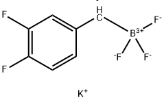 Borate(1-), [(3,4-difluorophenyl)methyl]trifluoro-, potassium (1:1), (T-4)- Struktur