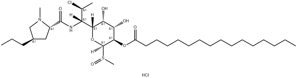 Clindamycin Palmitate Sulfoxide Hydrochloride, 2126928-92-3, 结构式