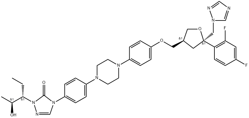 Posaconazole Impurity 16 Struktur