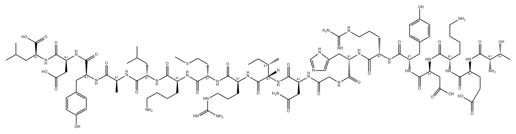 人源PD-L1抑制剂多肽, 2135542-84-4, 结构式