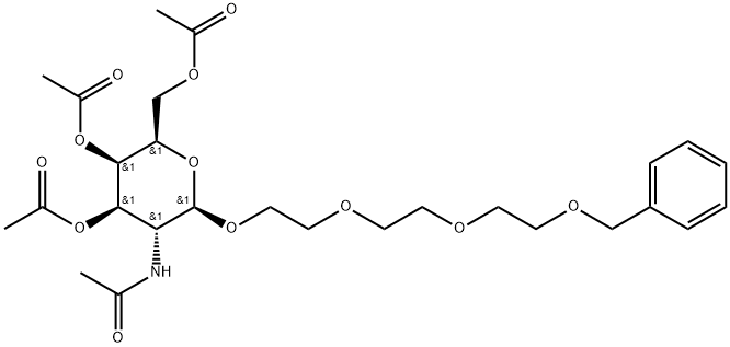 β-D-Galactopyranoside, 2-[2-[2-(phenylmethoxy)ethoxy]ethoxy]ethyl 2-(acetylamino)-2-deoxy-, 3,4,6-triacetate|GALNAC 糖苷