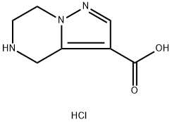 4H,5H,6H,7H-pyrazolo[1,5-a]pyrazine-3-carboxylic acid dihydrochloride,2137568-32-0,结构式