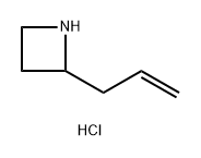2-(prop-2-en-1-yl)azetidine hydrochloride 化学構造式