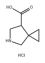 5-AZASPIRO[2.4]HEPTANE-7-CARBOXYLIC ACID HYDROCHLORIDE 结构式