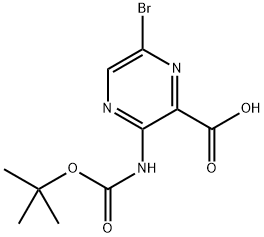 2138098-91-4 6-溴-3-((叔丁氧基羰基)氨基)吡嗪-2-羧酸