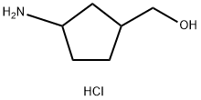 (3-aminocyclopentyl)methanol hydrochloride Structure
