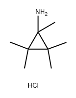 pentamethylcyclopropan-1-amine hydrochloride Struktur