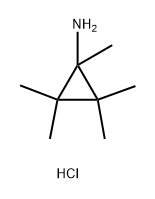 PENTAMETHYLCYCLOPROPAN-1-AMINE HYDROCHLORIDE 结构式