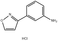 3-(1,2-oxazol-3-yl)aniline hydrochloride 结构式