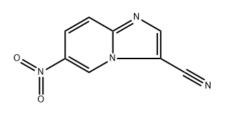 6-nitroimidazo[1,2-a]pyridine-3-carbonitrile Struktur