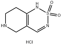 3H,5H,6H,7H,8H-2lambda6-pyrido[4,3-c][1,2,6]thiadiazine-2,2-dione hydrochloride,2138572-96-8,结构式