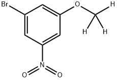1-Bromo-3-(methoxy-d3)-5-nitrobenzene Structure