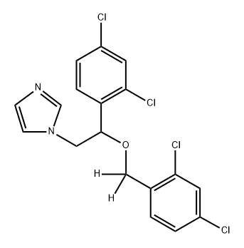 [2H2]-咪康唑, 2140316-33-0, 结构式