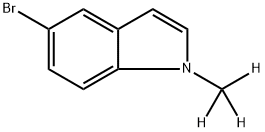 5-Bromo-1-(methyl-d3)indole Struktur