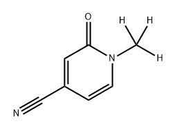 1-(Methyl-d3)-2-oxopyridine-4-carbonitrile Struktur