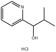 2-Methyl-1-(pyridin-2-yl)propan-1-ol hydrochloride 结构式