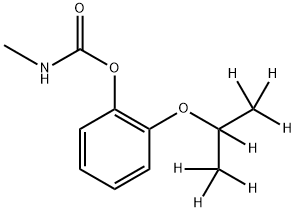 Propoxur-d7 Struktur