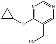 (4-环丙氧基嘧啶-5-基)甲醇, 2142321-52-4, 结构式