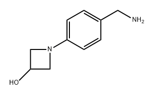 1-[4-(aminomethyl)phenyl]azetidin-3-ol Struktur